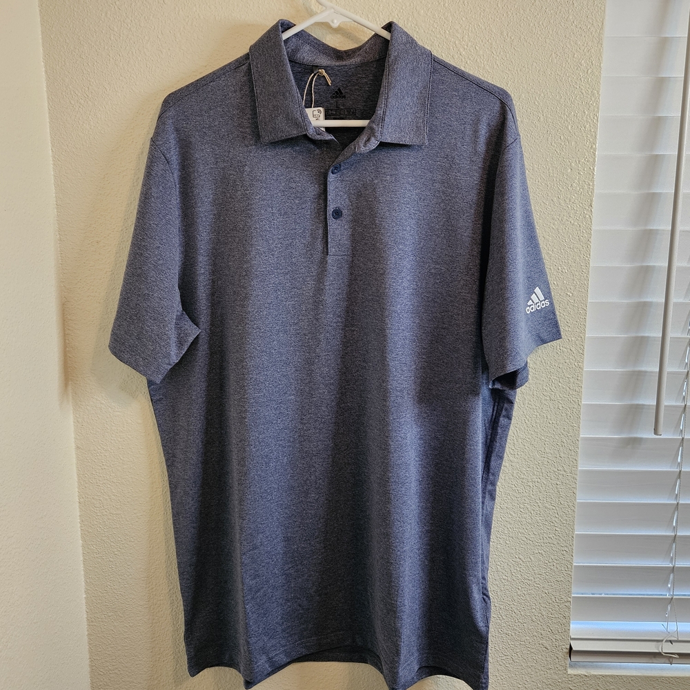 Adidas Men's Blue Polo Shirt